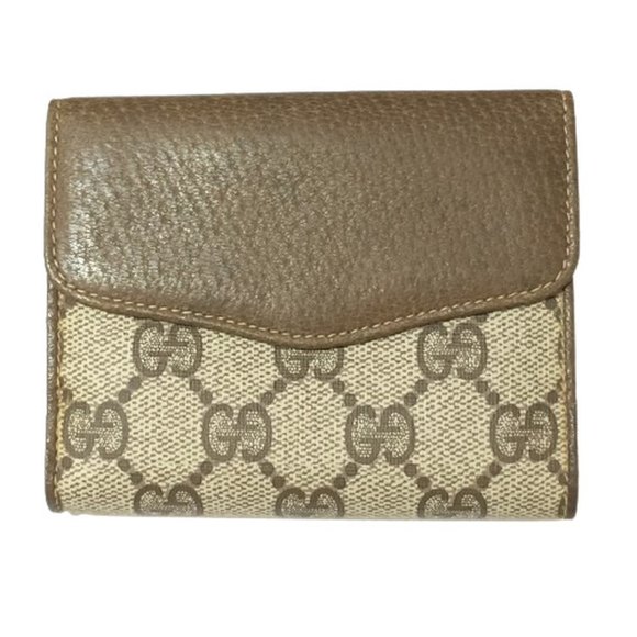 Gucci Sherry Line Compact Wallet GG Pattern Brown - Picture 2 of 10